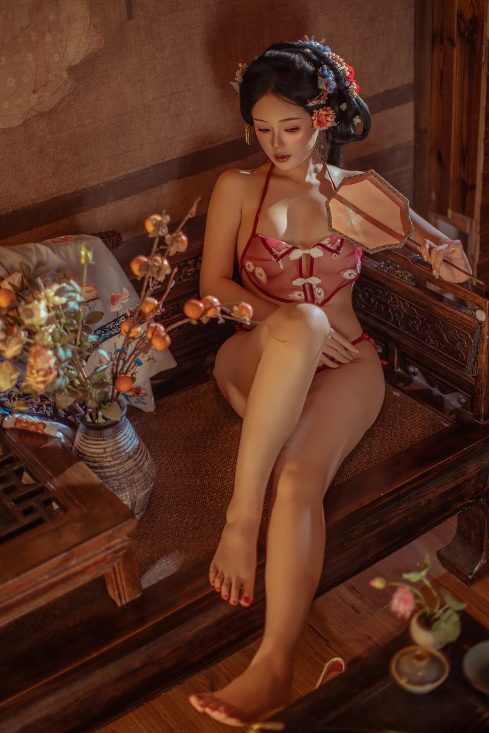 钛合金TiTi - 胭脂扣 [108P,2V-1.07GB] tg@simisebaisi 【丝足阁】045.webp